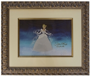 Disney Limited Edition Sericel From ''Cinderella'' -- Signed by the Actress Who Voiced Cinderella in the Original 1950 Film